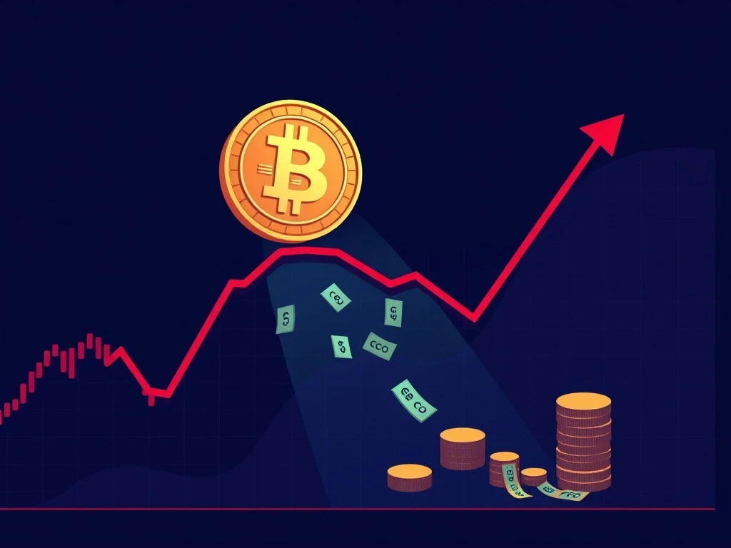 Bitcoin price correction analysis showing market trends and investment opportunities during ETF outflows