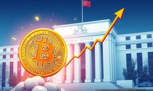 Bitcoin price breaking through $112K resistance level with bullish market momentum