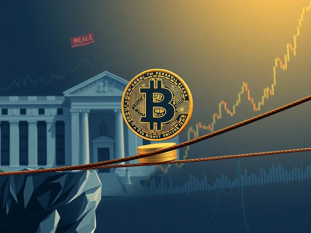 Bitcoin price analysis showing reaction to Federal Reserve rate cut expectations and economic data