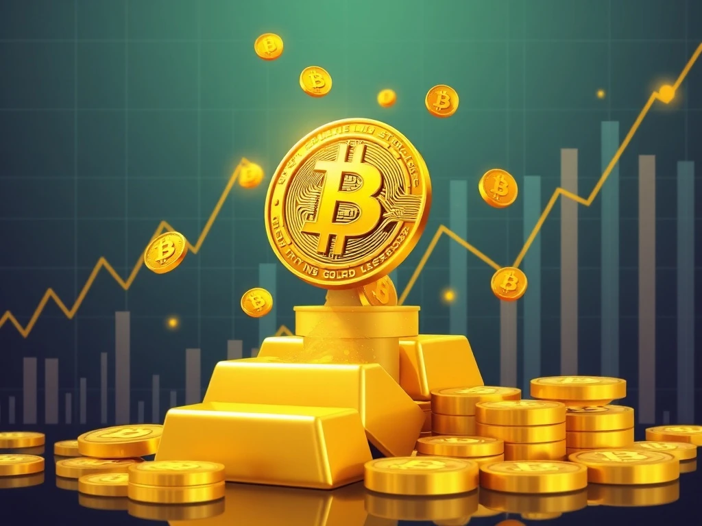 Bitcoin price prediction analysis showing correlation between gold all-time high and cryptocurrency market trends