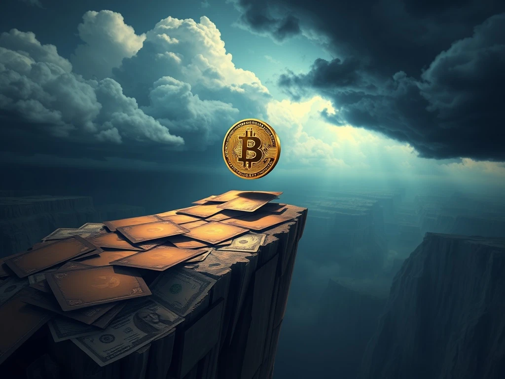 Bitcoin price balancing at critical $100K support level during market volatility