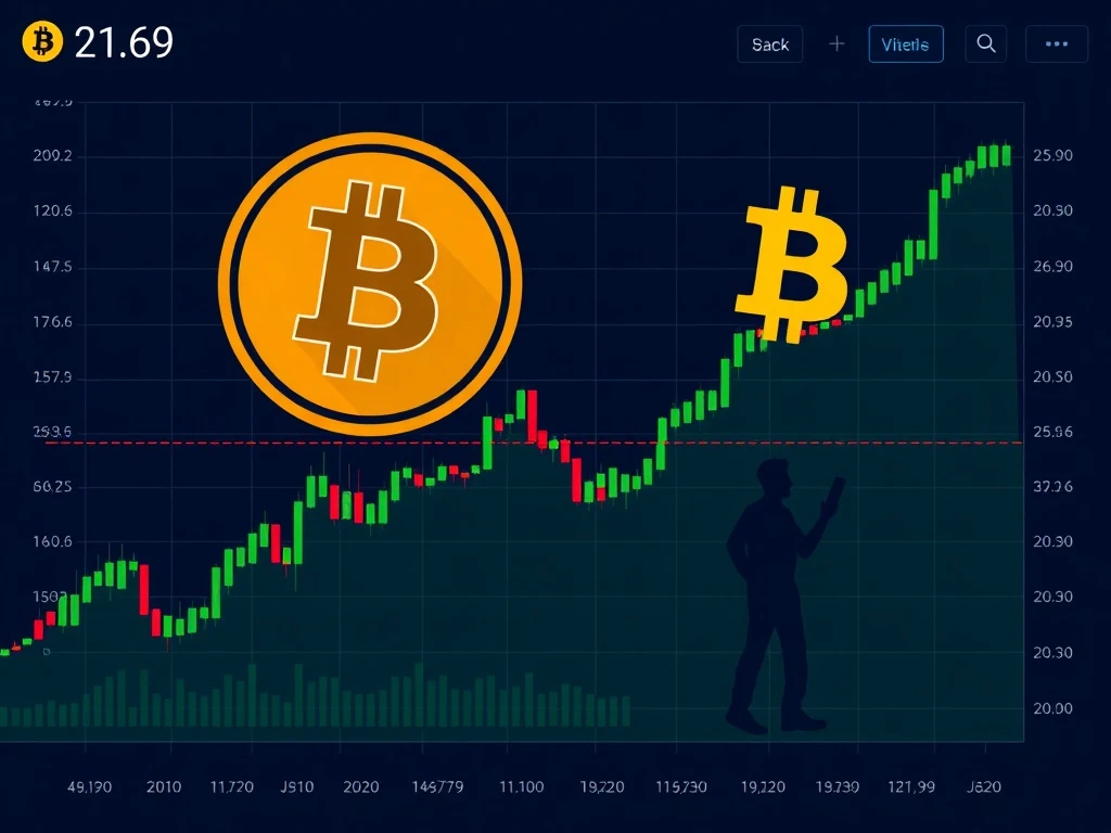 Bitcoin price analysis showing critical support level and investor decision points