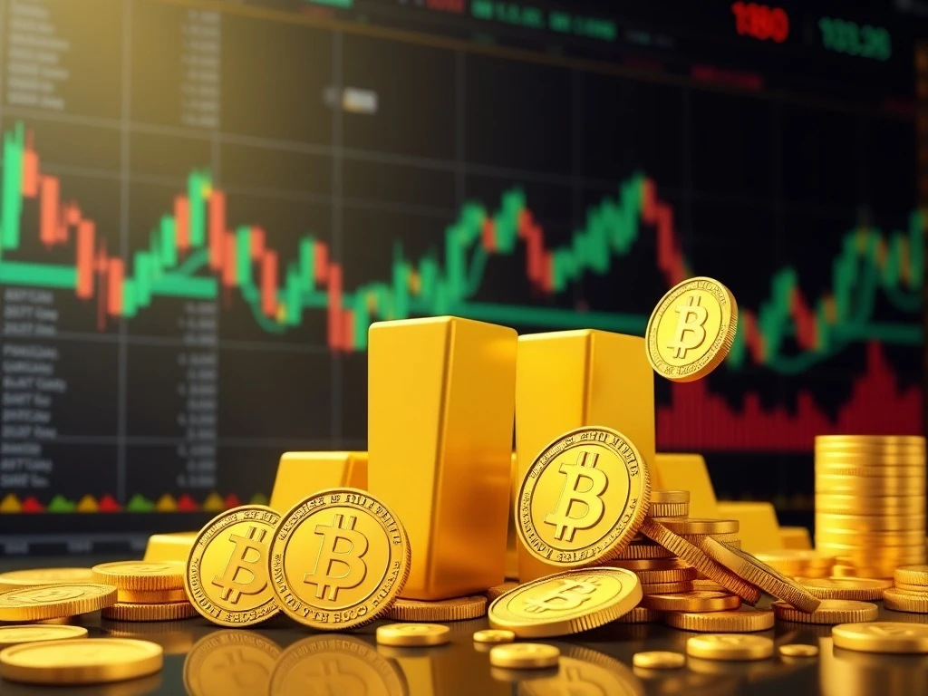 Bitcoin safe-haven status declining as gold prices surge upward