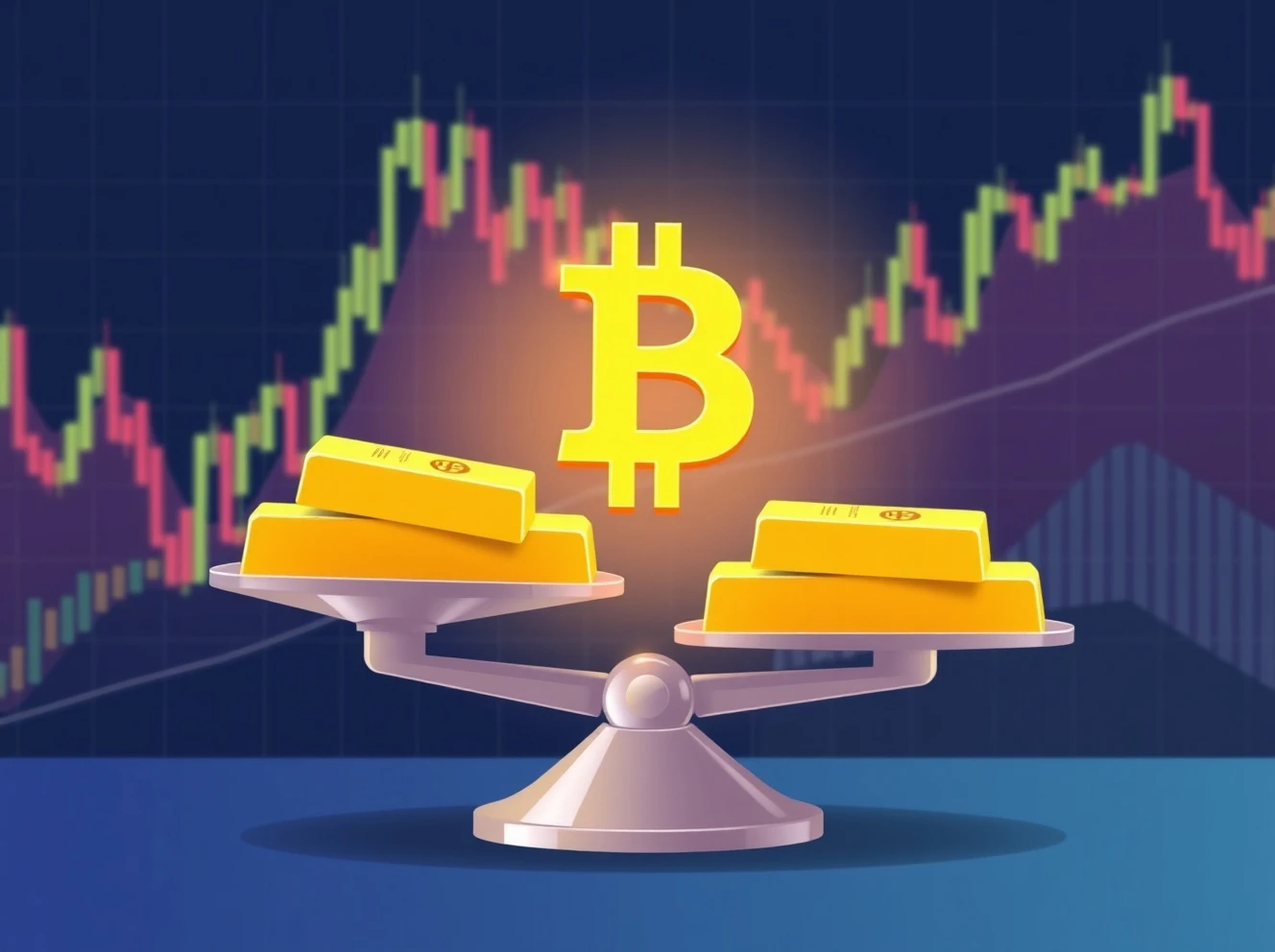 Bitcoin split identity revealed through gold market divergence and safe-haven asset comparison