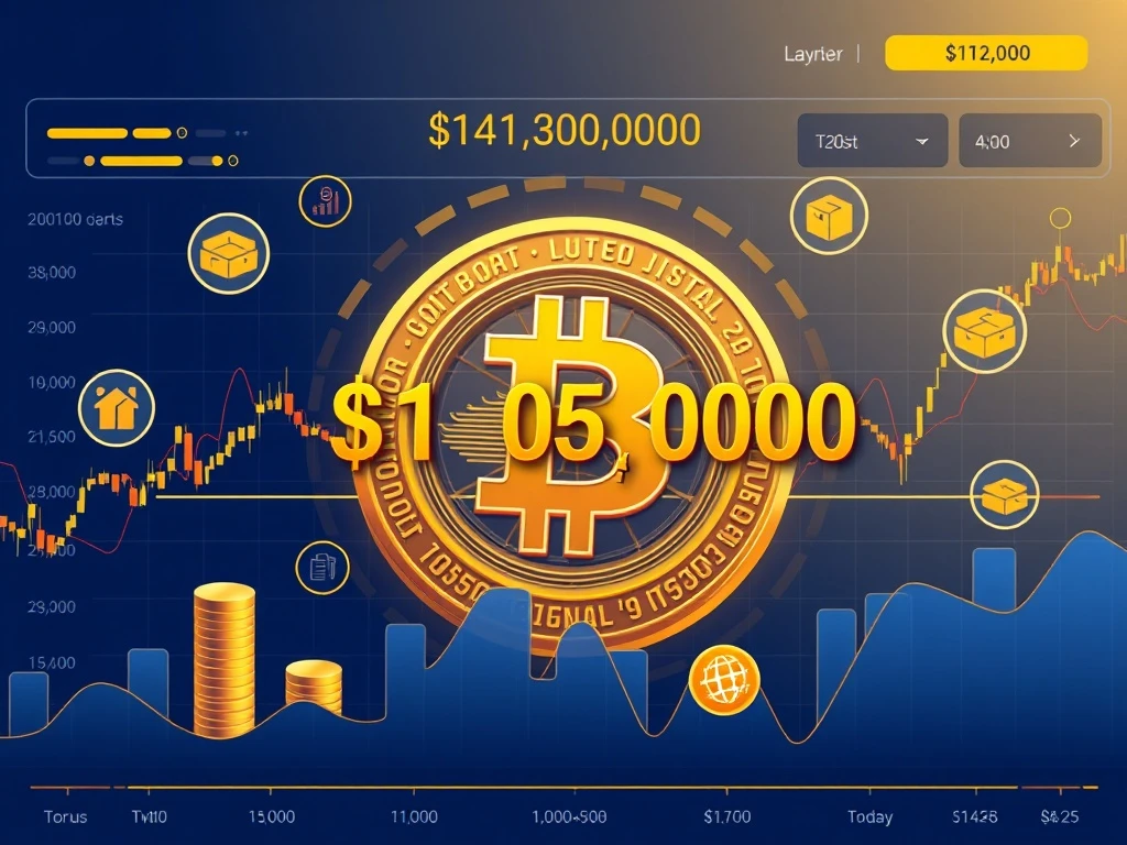 Bitcoin strategic opportunity analysis showing price chart at key support levels with institutional accumulation indicators