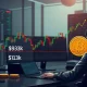 Bitcoin support levels chart showing critical price defense zone at $93k-$110k during market tension