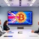 UK corporate Bitcoin treasury strategy showing financial growth and institutional adoption