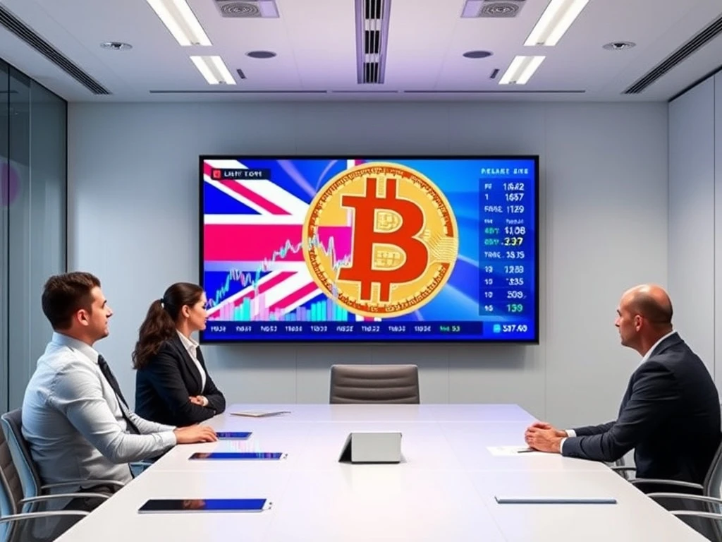 UK corporate Bitcoin treasury strategy showing financial growth and institutional adoption