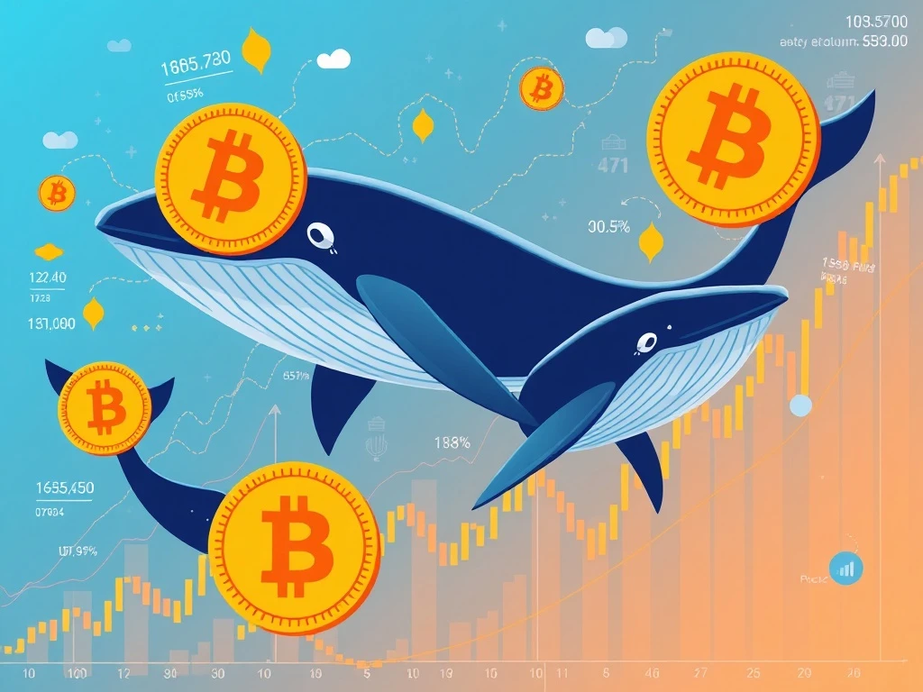 Bitcoin whale activity driving cryptocurrency market volatility through large transactions