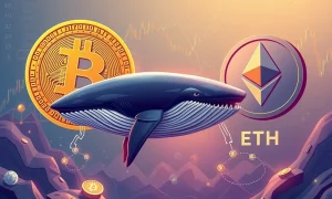 Bitcoin whale transferring massive funds to Ethereum cryptocurrency amid market volatility