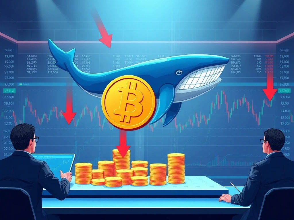 Bitcoin whale selloff analysis showing market volatility and institutional investment opportunities during price correction