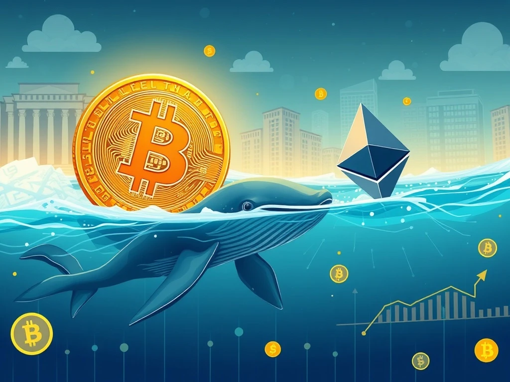 Bitcoin whales demonstrating capital reallocation to Ethereum blockchain for higher yields