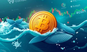 Bitcoin whales influencing cryptocurrency market trends through large-scale transactions