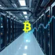Bitcoin mining facility showing advanced immersion cooling technology and energy infrastructure