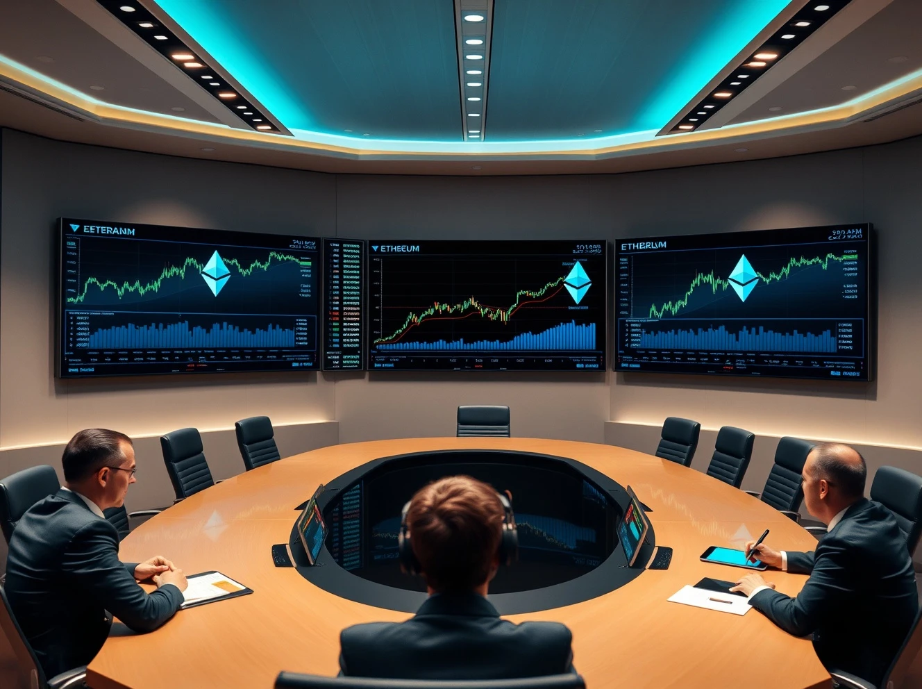 Corporate Ethereum treasuries management dashboard showing BitMine's massive crypto holdings