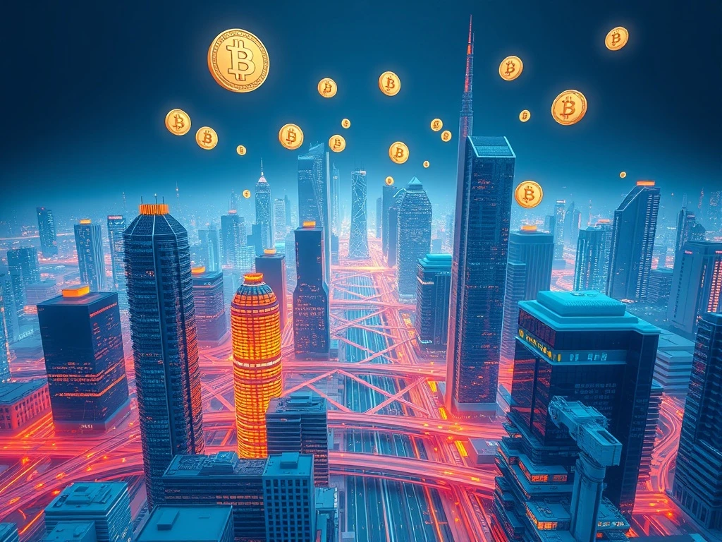 Blockchain revolution transforming real-world infrastructure through decentralized networks and digital assets