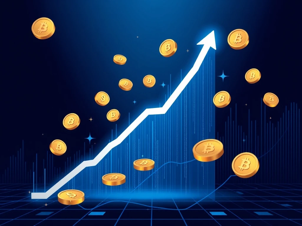 BlockchainFX staking platform showing rising rewards and investor growth against market trends