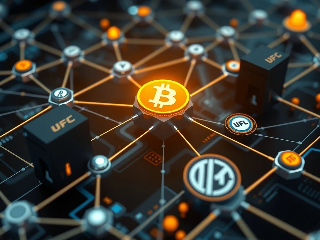 BlockDAG cryptocurrency network visualization showing hybrid blockchain technology and mining ecosystem