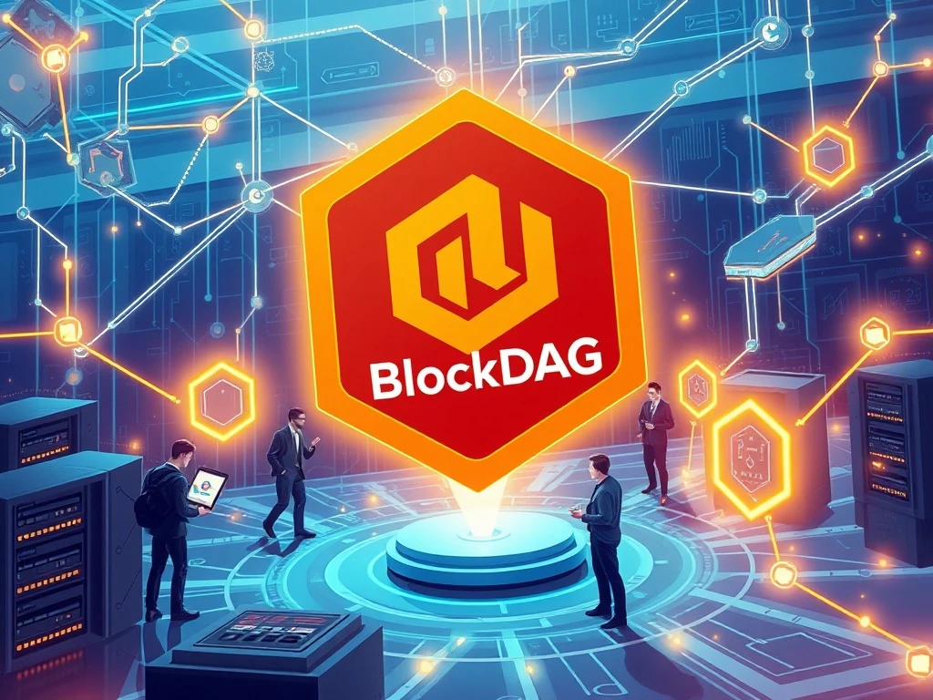 BlockDAG presale success showing blockchain network growth and investor participation