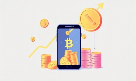 BlockDAG presale mobile mining app showing exponential ROI growth and cryptocurrency earnings