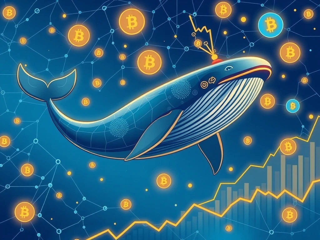 BlockDAG presale success with whale investments and cryptocurrency growth visualization