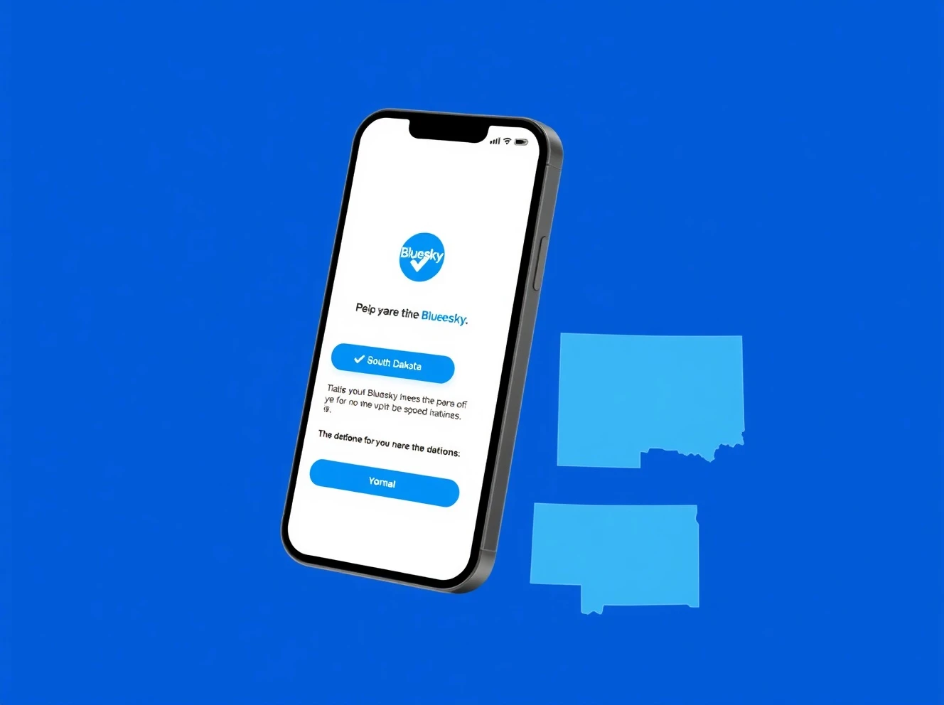 Bluesky age verification compliance for South Dakota and Wyoming states