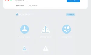 Bluesky moderation tools and warning system interface showing account restrictions