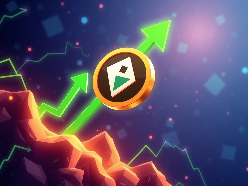 BLUR cryptocurrency price surge analysis with technical chart indicators