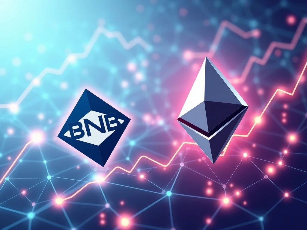 BNB Chain surpassing Ethereum in blockchain adoption and scalability metrics