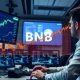 Professional analysis of BNB holding strategy showing long-term growth through market volatility
