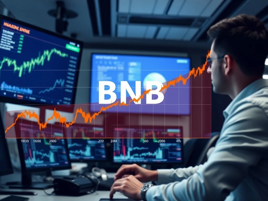 Professional analysis of BNB holding strategy showing long-term growth through market volatility