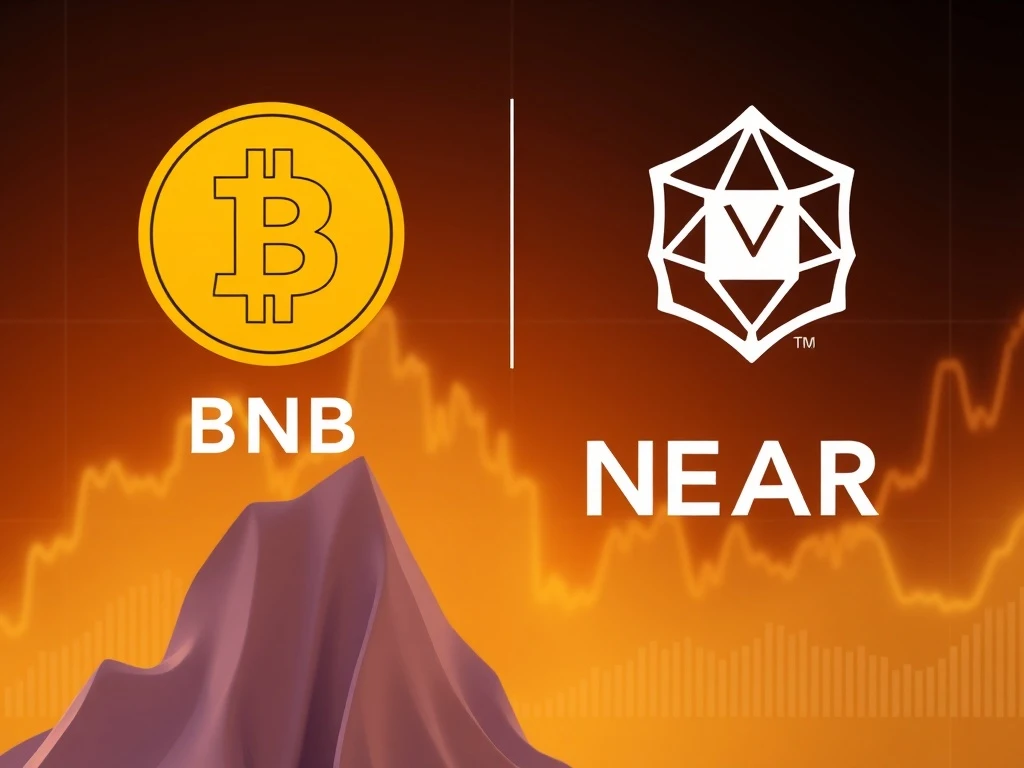 BNB and Near Protocol leading altcoin user surge during cryptocurrency market volatility