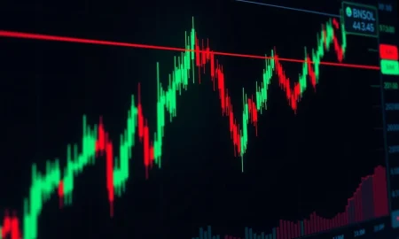 BNSOL volatility chart showing dramatic price spikes and corrections in cryptocurrency trading