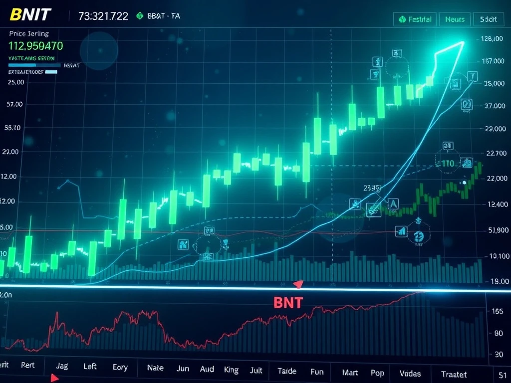 BNT cryptocurrency dramatic price surge chart showing remarkable 53% recovery