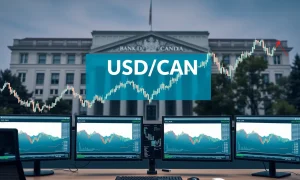BoC rate cut impact on USD/CAD currency pair trading chart analysis