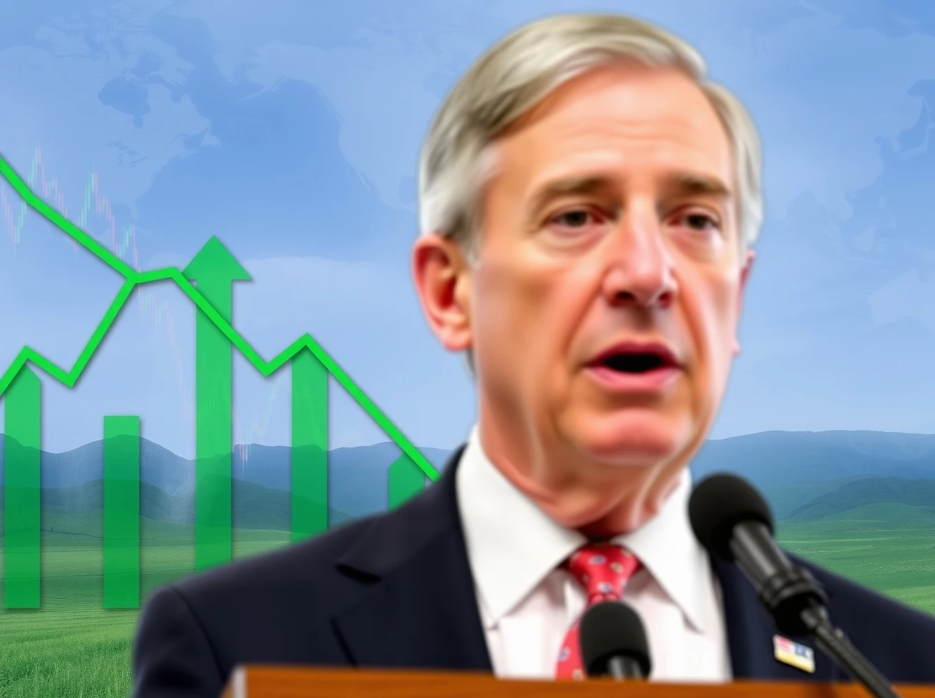 Charts illustrating a significant **bond market rally** following Jerome Powell's Jackson Hole speech, indicating positive market reaction.