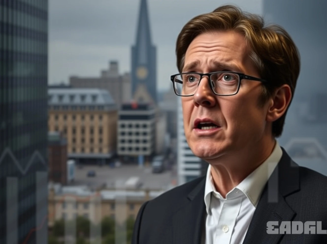 Business leader warning about Britain economic crisis during financial analysis