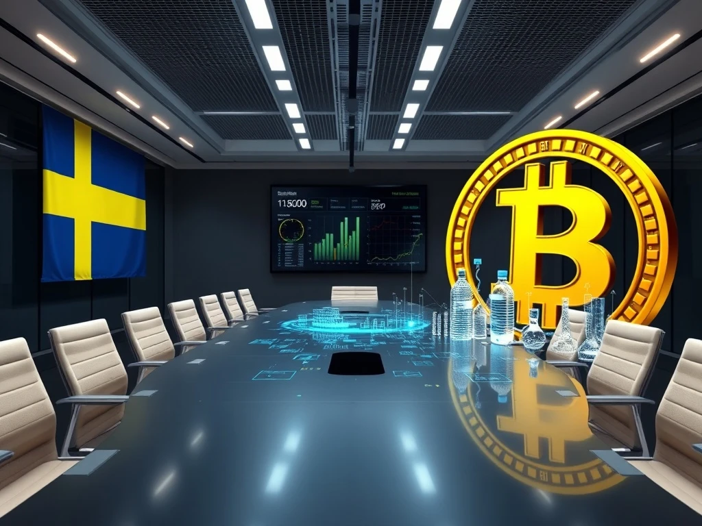 Corporate Bitcoin accumulation strategy showing financial growth through digital asset investment