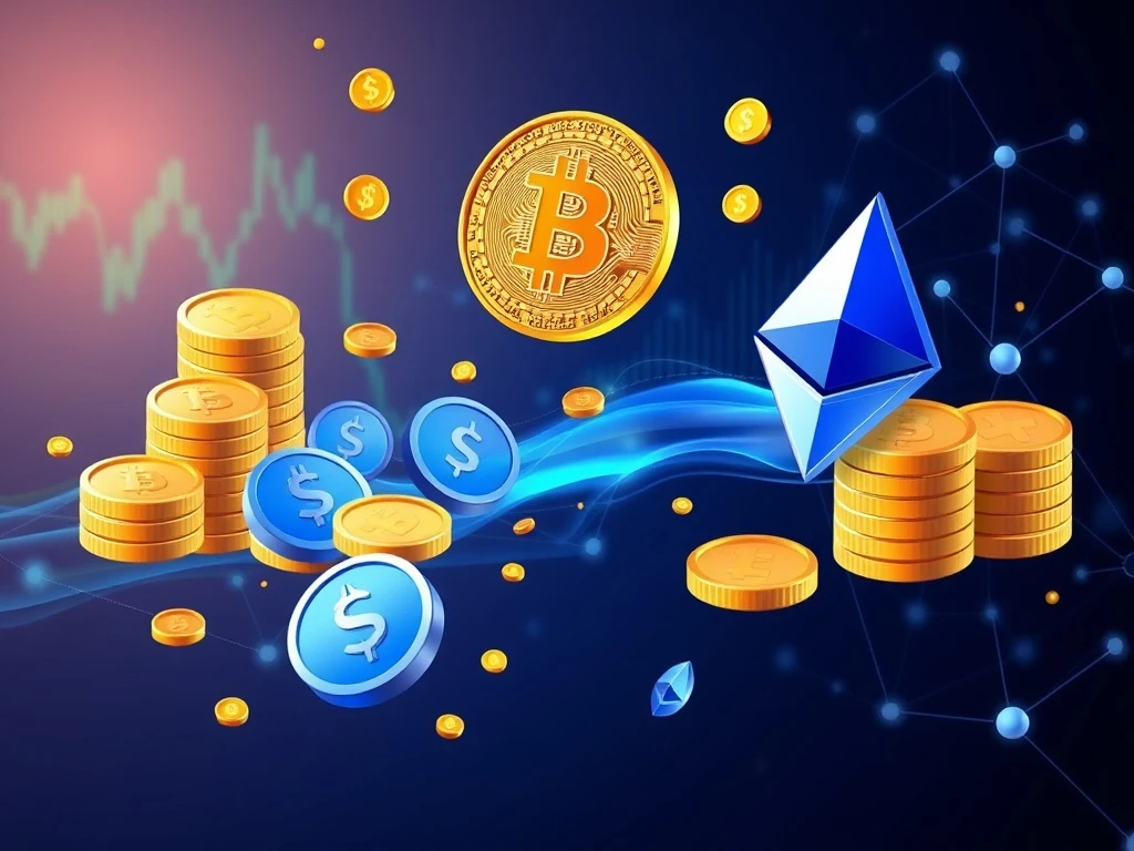 Strategic BTC-to-ETH rotation showing capital movement between Bitcoin and Ethereum assets