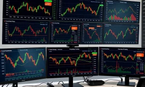 BTC perpetual futures market sentiment dashboard showing long/short ratio analysis
