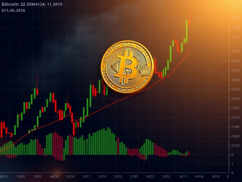 BTCRON market analysis showing Bitcoin's bullish surge against Romanian Leu with technical indicators