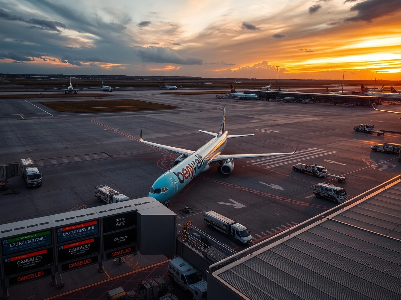 Budget airline flights cancellation affecting US travel routes and passenger plans
