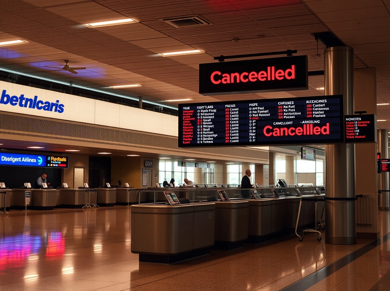 Budget airline flights cancellation leaves passengers stranded without refund options