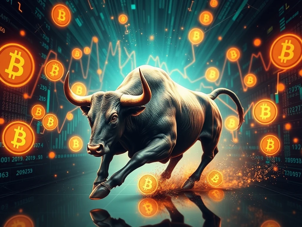 BullZilla meme coin charging through cryptocurrency market with engineered scarcity mechanism