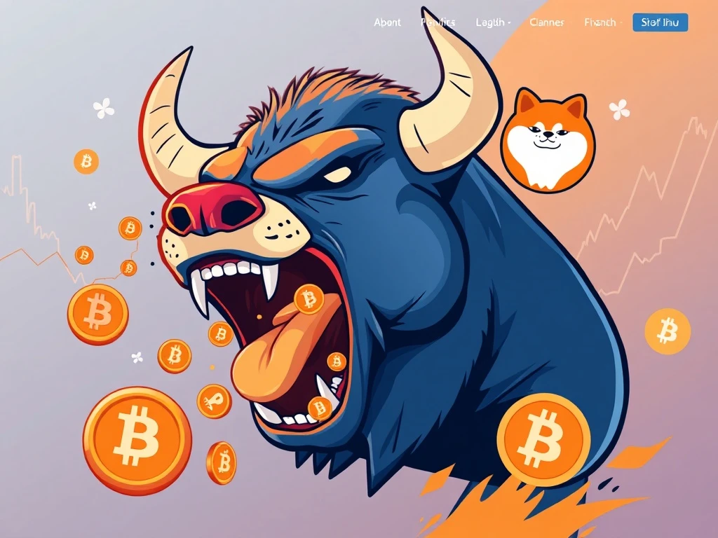 BullZilla presale outperforming Bitcoin and Shiba Inu in 2025 cryptocurrency market surge