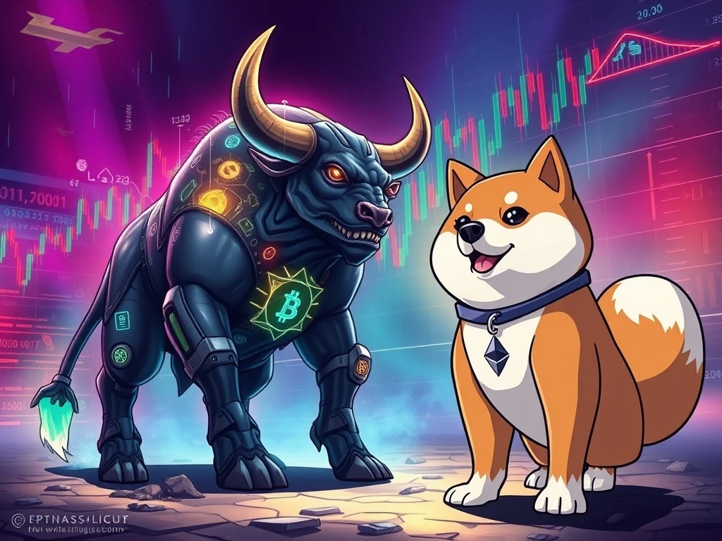 BullZilla cryptocurrency challenging Dogecoin with engineered growth mechanics and Ethereum blockchain technology