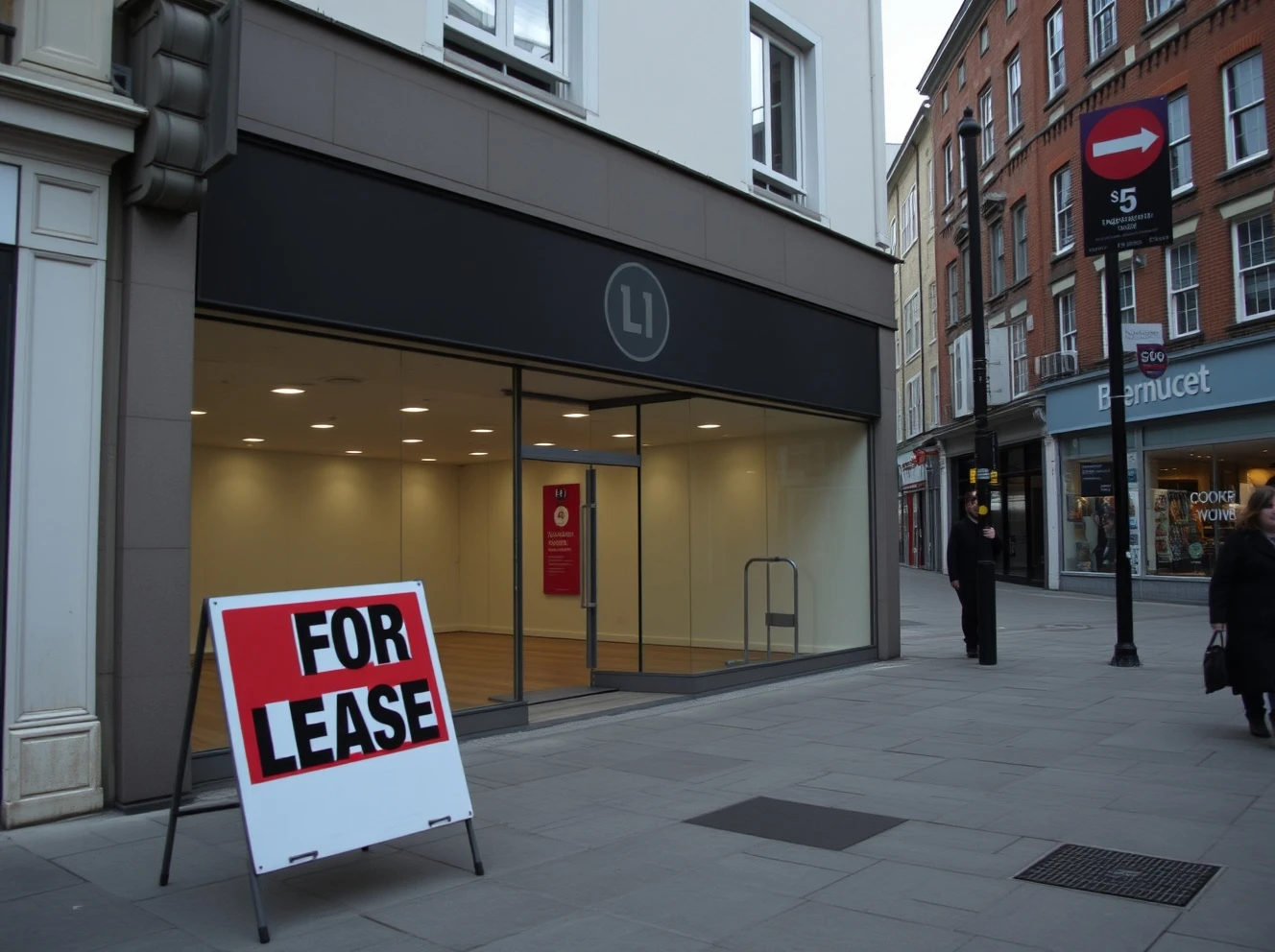 Empty retail store illustrating the devastating impact of business rates rise on UK high streets
