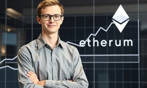 Vitalik Buterin presenting low-risk DeFi strategy for Ethereum's sustainable growth
