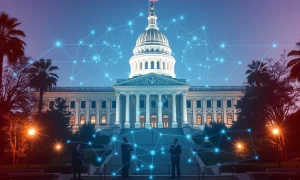 California AI safety bill legislative process showing government and technology integration