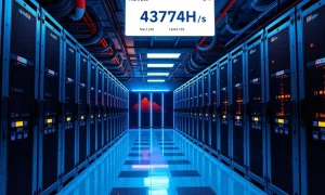Bitcoin hashrate infrastructure powering Cango's massive cryptocurrency mining operations